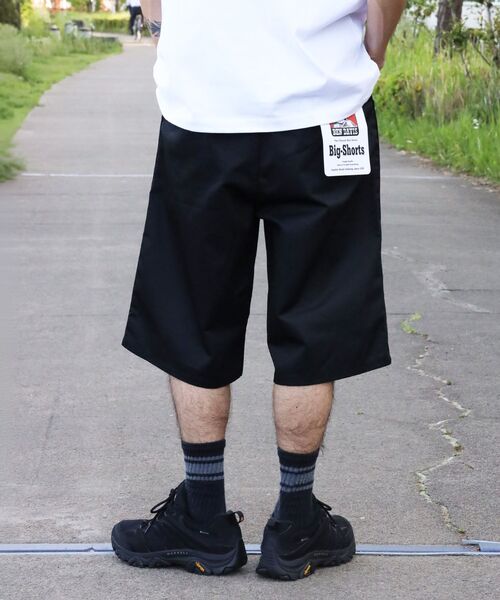 BEN DAVIS（ベンデイビス）の「【BEN DAVIS（ベンデイビス）】BIG WORK SHORTS / ワークショーツ パンツ ビックシルエット（その他パンツ・メンズ・ブラック/ベージュ・MEDIUM/LARGE/X-LARGE）」の4枚目の写真