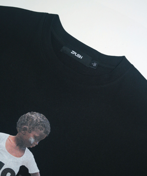ZPLISH（ジプリシュ）の「BOOTS BOY 半袖Tシャツ ブラック（Tシャツ/カットソー・メンズ・その他・LARGE）」の2枚目の写真