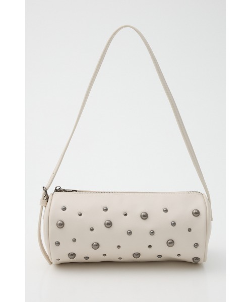 LAGUA GEM（ラグアジェム）の「METAL DOT ROUND バッグ（ショルダーバッグ・レディース・アイボリー/ブラック・FREE）」の2枚目の写真