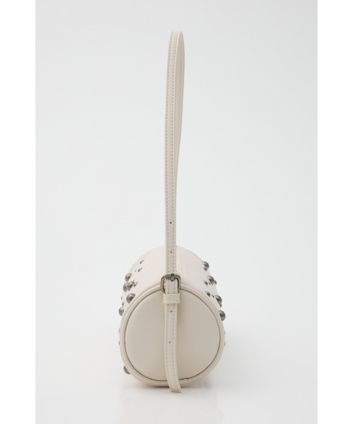 LAGUA GEM（ラグアジェム）の「METAL DOT ROUND バッグ（ショルダーバッグ・レディース・アイボリー/ブラック・FREE）」の8枚目の写真