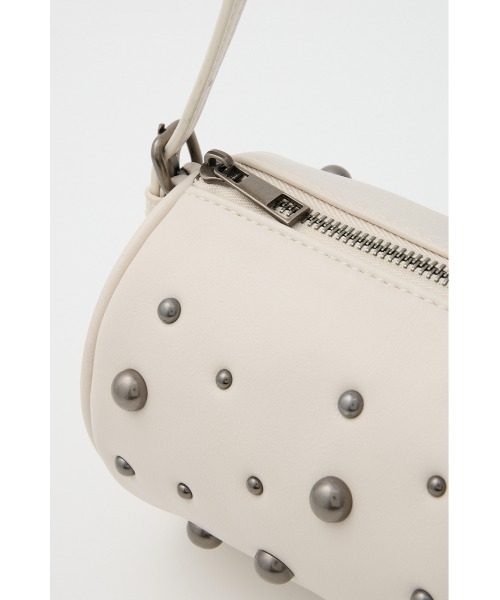 LAGUA GEM（ラグアジェム）の「METAL DOT ROUND バッグ（ショルダーバッグ・レディース・アイボリー/ブラック・FREE）」の11枚目の写真