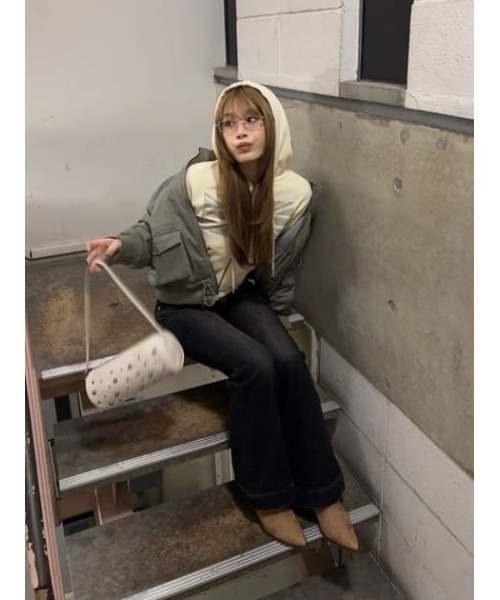 LAGUA GEM（ラグアジェム）の「METAL DOT ROUND バッグ（ショルダーバッグ・レディース・アイボリー/ブラック・FREE）」の19枚目の写真