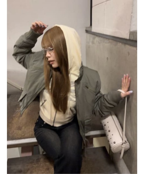 LAGUA GEM（ラグアジェム）の「METAL DOT ROUND バッグ（ショルダーバッグ・レディース・アイボリー/ブラック・FREE）」の21枚目の写真