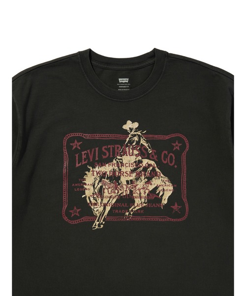 Levi's（リーバイス）の「Levi's/リーバイス ヴィンテージフィット グラフィックTシャツ（Tシャツ/カットソー・メンズ・ブラック・L/M/S/XL）」の6枚目の写真