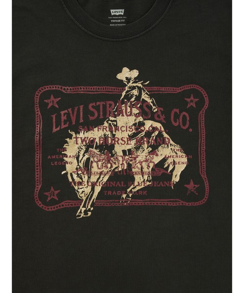 Levi's（リーバイス）の「Levi's/リーバイス ヴィンテージフィット グラフィックTシャツ（Tシャツ/カットソー・メンズ・ブラック・L/M/S/XL）」の9枚目の写真