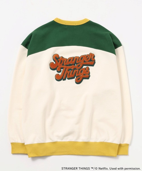 STRANGER THINGS】コラボ配色スウェット（スウェット）｜niko and