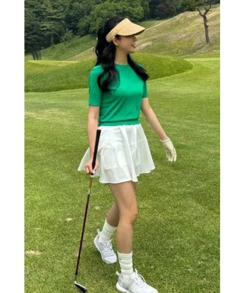 PLAYBOO(プレイブー)の「SUMMER SKATER SKIRT W/INNER PANTS_White(スカート・レディース・その他・M/S/L)」の3枚目の写真