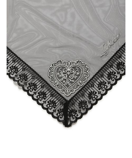 LILY BROWN（リリーブラウン）の「Love letterバブーシュカ（その他ヘアアクセサリー・レディース・ブラック/ホワイト・F）」の9枚目の写真