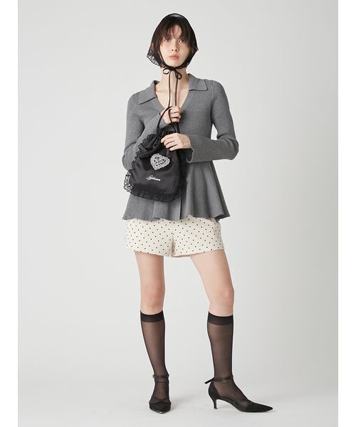 LILY BROWN（リリーブラウン）の「Love letterバブーシュカ（その他ヘアアクセサリー・レディース・ブラック/ホワイト・F）」の16枚目の写真