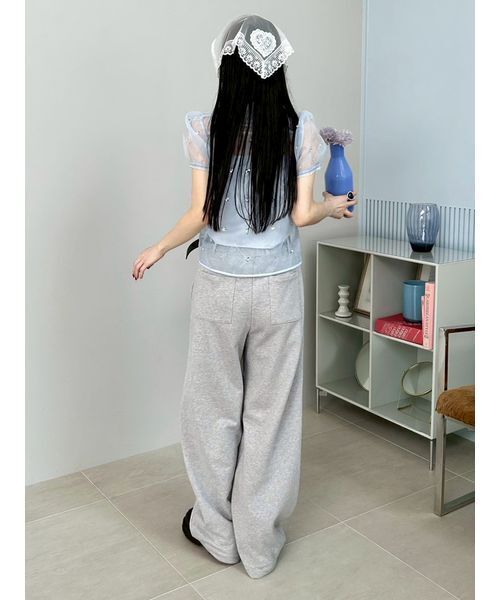 LILY BROWN（リリーブラウン）の「Love letterバブーシュカ（その他ヘアアクセサリー・レディース・ブラック/ホワイト・F）」の22枚目の写真