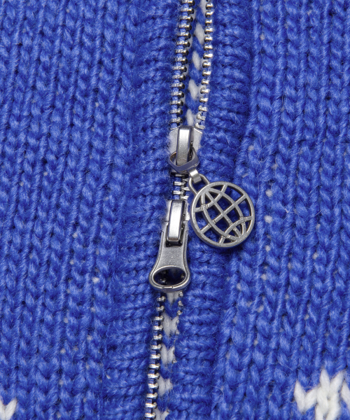 LMCの「WM DEER COWICHAN ZIP-UP CARDIGAN blue(カーディガン/ボレロ・レディース・その他・S/M)」の7枚目の写真
