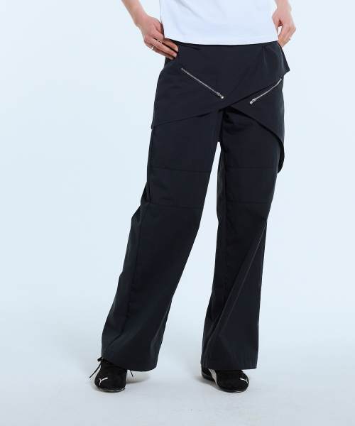 LARTIGENT(ラーティゼン)の「L11 WRAP SKIRT PANTS(NAVY)(その他パンツ・レディース・その他・S/M)」の2枚目の写真