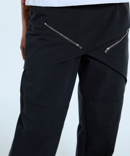 LARTIGENT(ラーティゼン)の「L11 WRAP SKIRT PANTS(NAVY)(その他パンツ・レディース・その他・S/M)」の4枚目の写真