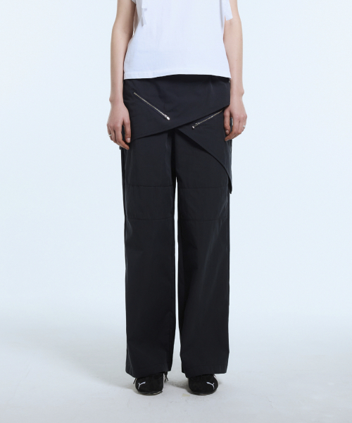 LARTIGENT(ラーティゼン)の「L11 WRAP SKIRT PANTS(NAVY)(その他パンツ・レディース・その他・S/M)」の5枚目の写真