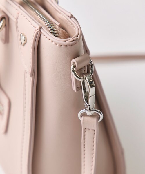 OLIVE des OLIVE（オリーブデオリーブ）の「ハートスタッズバッグ（トートバッグ・レディース・ピンク/ブラック/アイボリー/ベージュ・FREE）」の22枚目の写真