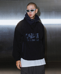 BURNING CAPONE（バーニングカポネ）の「BC CREATE フードパーカー アノラック ブラック（ナイロンジャケット）」