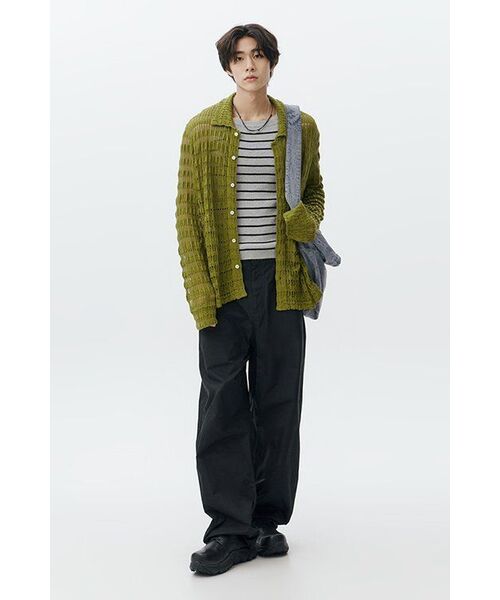 NOIRER(ノイア)の「スクエアネックニットスリーブレス(ホワイト)(Tシャツ/カットソー・メンズ・その他・FREE)」の19枚目の写真