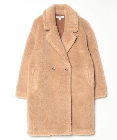 セール】【CLASSY 2月号掲載】オーバーサイズフェイクファーボアコート