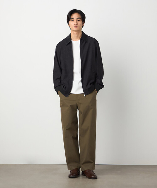 COMME CA ISM(コムサイズム)の「コットンストレッチツイル ノータックワイドテーパードパンツ(その他パンツ・メンズ・ベージュ/カーキ・LARGE/MEDIUM/SMALL)」の14枚目の写真