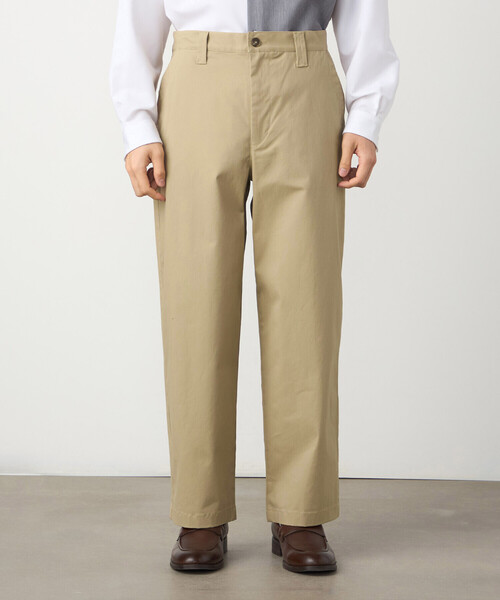 COMME CA ISM(コムサイズム)の「コットンストレッチツイル ノータックワイドテーパードパンツ(その他パンツ・メンズ・ベージュ/カーキ・LARGE/MEDIUM/SMALL)」の19枚目の写真