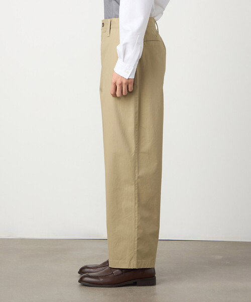 COMME CA ISM(コムサイズム)の「コットンストレッチツイル ノータックワイドテーパードパンツ(その他パンツ・メンズ・ベージュ/カーキ・LARGE/MEDIUM/SMALL)」の20枚目の写真