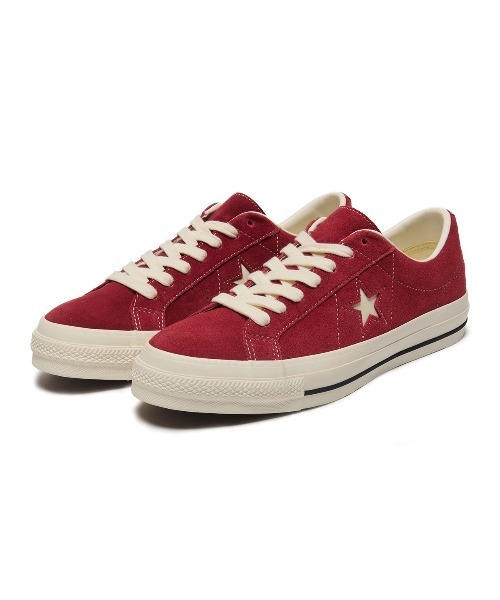 CONVERSE(コンバース)の「CONVERSE ONE STAR SUEDE(コンバース ワンスター スエード)(スニーカー・メンズ・バーガンディー/グリーン系・25.5cm/26cm/26.5cm/27cm/27.5cm/28cm/29cm/23.5cm/23cm/24.5cm/24cm/25cm)」の1枚目の写真