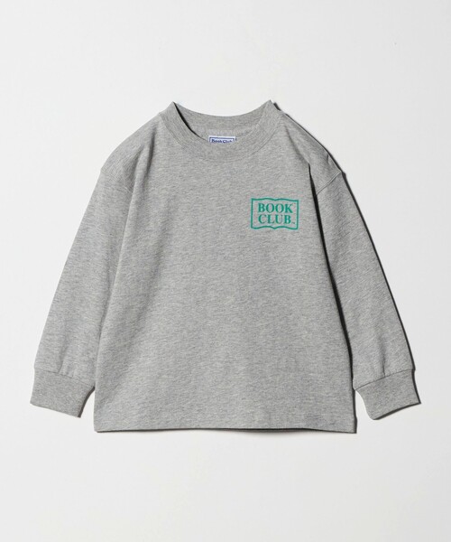 green label relaxing（グリーンレーベルリラクシング）の「【別注】＜BOOK CLUB＞ロゴ ロングスリーブTシャツ / キッズ  110cm-130cm（Tシャツ/カットソー・キッズ・ライトグレー/ホワイト/ダークグレー・110cm/130cm/120cm）」の14枚目の写真