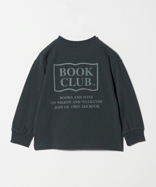green label relaxing（グリーンレーベルリラクシング）の「【別注】＜BOOK CLUB＞ロゴ ロングスリーブTシャツ / キッズ  110cm-130cm（Tシャツ/カットソー・キッズ・ライトグレー/ホワイト/ダークグレー・110cm/130cm/120cm）」の4枚目の写真