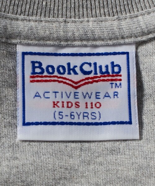green label relaxing（グリーンレーベルリラクシング）の「【別注】＜BOOK CLUB＞ロゴ ロングスリーブTシャツ / キッズ  110cm-130cm（Tシャツ/カットソー・キッズ・ライトグレー/ホワイト/ダークグレー・110cm/130cm/120cm）」の7枚目の写真