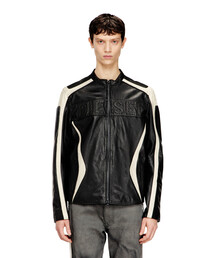 DIESEL | メンズ ジップアップレザージャケット L-ADAM(その他アウター)