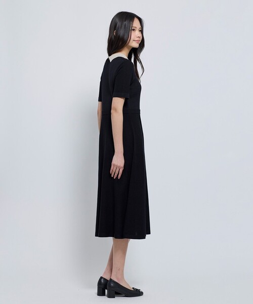 TOCCA(トッカ)の「HONEYCOMB MESH KNIT ニットドレス(ワンピース・レディース・ブラック系/ネイビー系・SMALL/MEDIUM)」の13枚目の写真