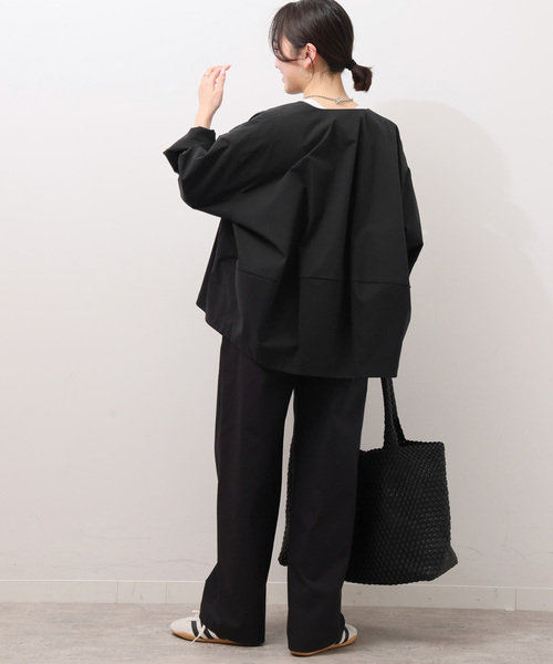 JOURNAL STANDARD relume（ジャーナルスタンダード　レリューム）の「《追加》［UVカット / 撥水］【SPENSIERATO】ストレートパンツ（スラックス・レディース・ブラック/アイボリー・36/38）」の10枚目の写真