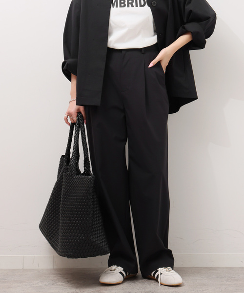 追加》［UVカット / 撥水］【SPENSIERATO】ストレートパンツ