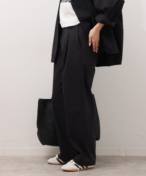 JOURNAL STANDARD relume（ジャーナルスタンダード　レリューム）の「《追加》［UVカット / 撥水］【SPENSIERATO】ストレートパンツ（スラックス・レディース・ブラック/アイボリー・36/38）」の13枚目の写真