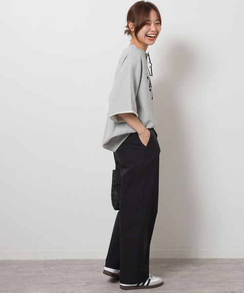 JOURNAL STANDARD relume（ジャーナルスタンダード　レリューム）の「《追加》［UVカット / 撥水］【SPENSIERATO】ストレートパンツ（スラックス・レディース・ブラック/アイボリー・36/38）」の17枚目の写真