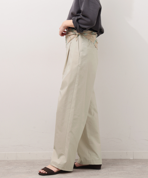 JOURNAL STANDARD relume（ジャーナルスタンダード　レリューム）の「《追加》［UVカット / 撥水］【SPENSIERATO】ストレートパンツ（スラックス・レディース・ブラック/アイボリー・36/38）」の13枚目の写真