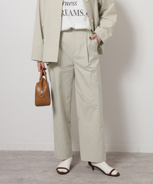 JOURNAL STANDARD relume（ジャーナルスタンダード　レリューム）の「《追加》［UVカット / 撥水］【SPENSIERATO】ストレートパンツ（スラックス・レディース・ブラック/アイボリー・36/38）」の18枚目の写真