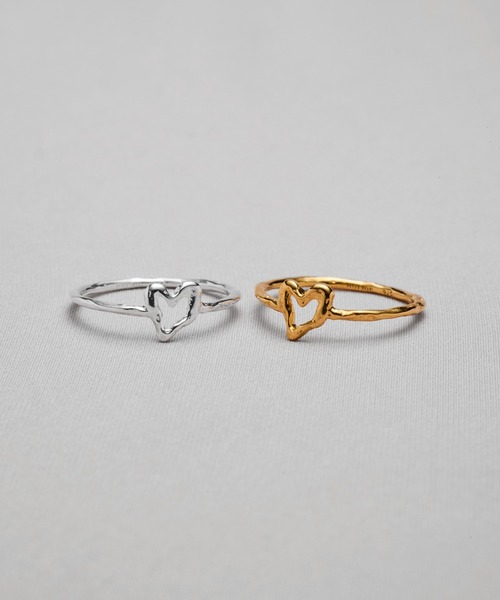 norme(ノーム)の「【SILVER925】ノーム オープン ハート ミニ リング / norme open heart mini ring(リング・レディース・ゴールド・L/M/S)」の1枚目の写真