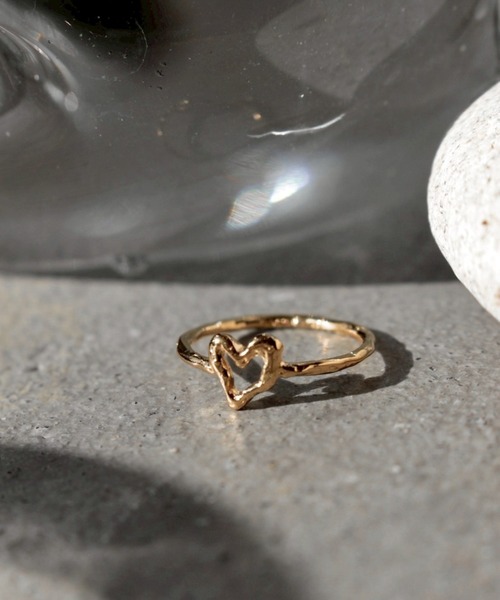 norme(ノーム)の「【SILVER925】ノーム オープン ハート ミニ リング / norme open heart mini ring(リング・レディース・ゴールド・L/M/S)」の2枚目の写真