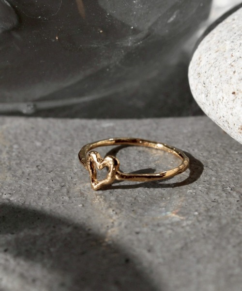 norme(ノーム)の「【SILVER925】ノーム オープン ハート ミニ リング / norme open heart mini ring(リング・レディース・ゴールド・L/M/S)」の3枚目の写真