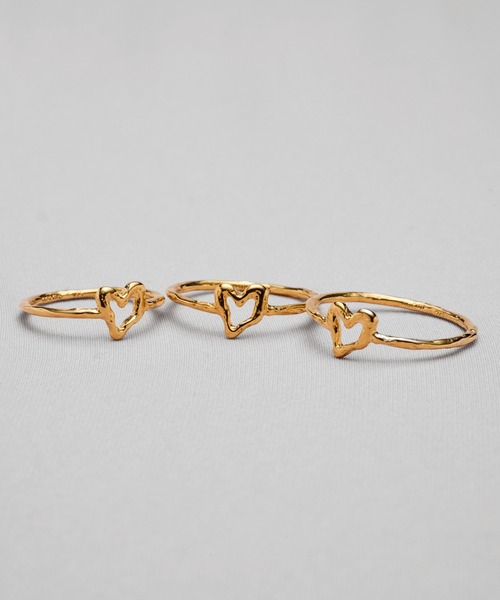 norme(ノーム)の「【SILVER925】ノーム オープン ハート ミニ リング / norme open heart mini ring(リング・レディース・ゴールド・L/M/S)」の9枚目の写真