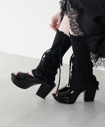 chuclla（チュクラ）の「バックリボンレッグウォーマー cha26s014（レッグウォーマー）」