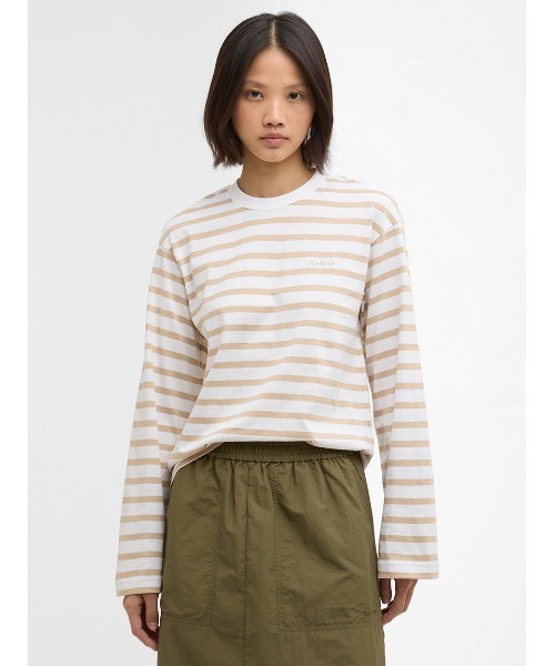 Barbour(バブアー)の「Maureen ボーダートップス(レディース)(その他トップス・レディース・ブラック/カーキ/ライトブルー・SMALL/MEDIUM)」の3枚目の写真
