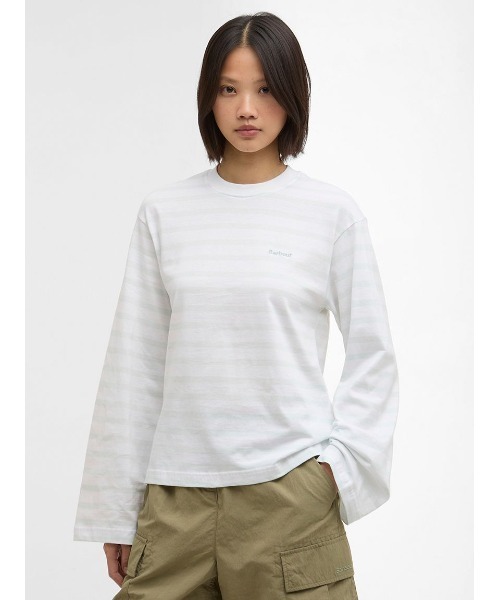 Barbour(バブアー)の「Maureen ボーダートップス(レディース)(その他トップス・レディース・ブラック/カーキ/ライトブルー・SMALL/MEDIUM)」の5枚目の写真