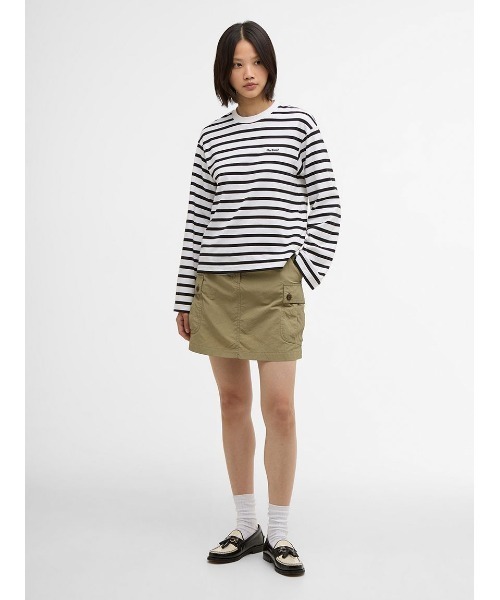 Barbour(バブアー)の「Maureen ボーダートップス(レディース)(その他トップス・レディース・ブラック/カーキ/ライトブルー・SMALL/MEDIUM)」の12枚目の写真