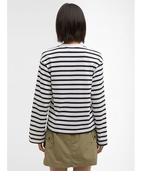 Barbour(バブアー)の「Maureen ボーダートップス(レディース)(その他トップス・レディース・ブラック/カーキ/ライトブルー・SMALL/MEDIUM)」の14枚目の写真