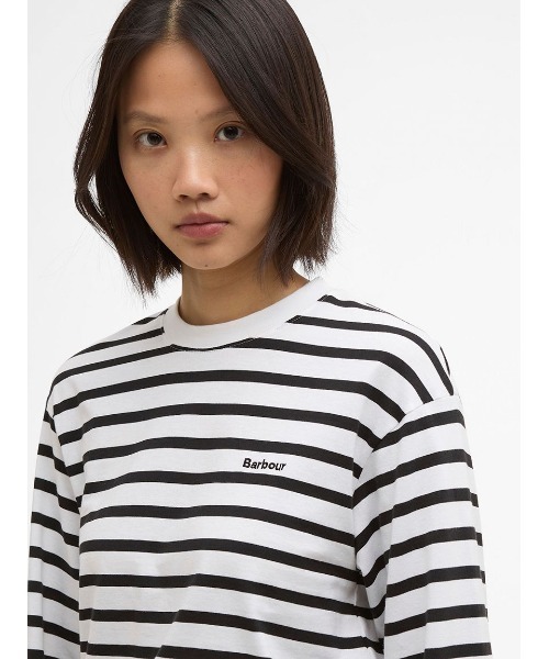Barbour(バブアー)の「Maureen ボーダートップス(レディース)(その他トップス・レディース・ブラック/カーキ/ライトブルー・SMALL/MEDIUM)」の15枚目の写真