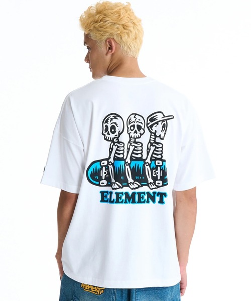ELEMENT(エレメント)の「ELEMENT/エレメント 半袖 Tシャツ バックプリント BG021212(Tシャツ/カットソー・メンズ・ブラック/グリーン系その他/ホワイト・XL/L/M)」の12枚目の写真