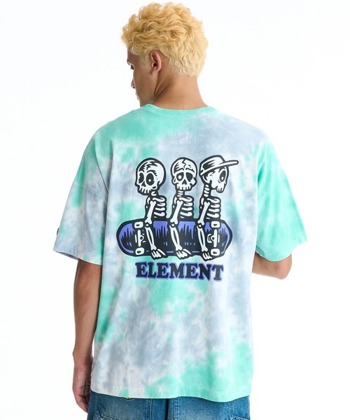 ELEMENT(エレメント)の「ELEMENT/エレメント 半袖 Tシャツ バックプリント BG021212(Tシャツ/カットソー・メンズ・ブラック/グリーン系その他/ホワイト・XL/L/M)」の6枚目の写真
