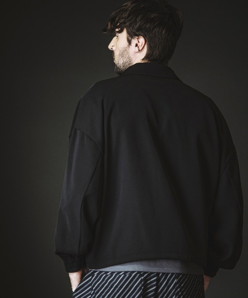 NO ID.(ノーアイディ)の「【NO ID.】W-Pocket Zip Blouson / Wポケット ジップ ブルゾン(ブルゾン・メンズ・ブラック/ストライプ・ONE SIZE)」の16枚目の写真